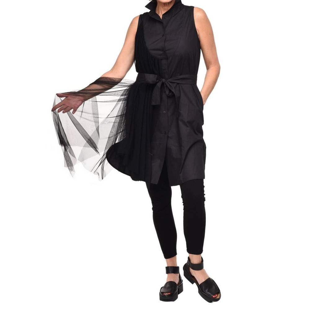 NEW TULIP CLOTHING kari dress in black